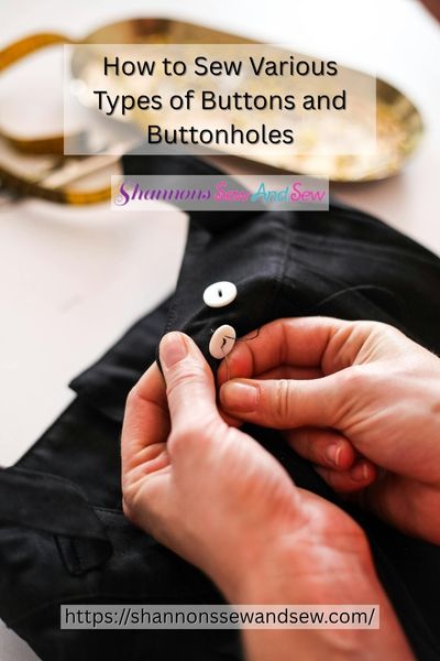 Sewing Buttons and Buttonholes Image